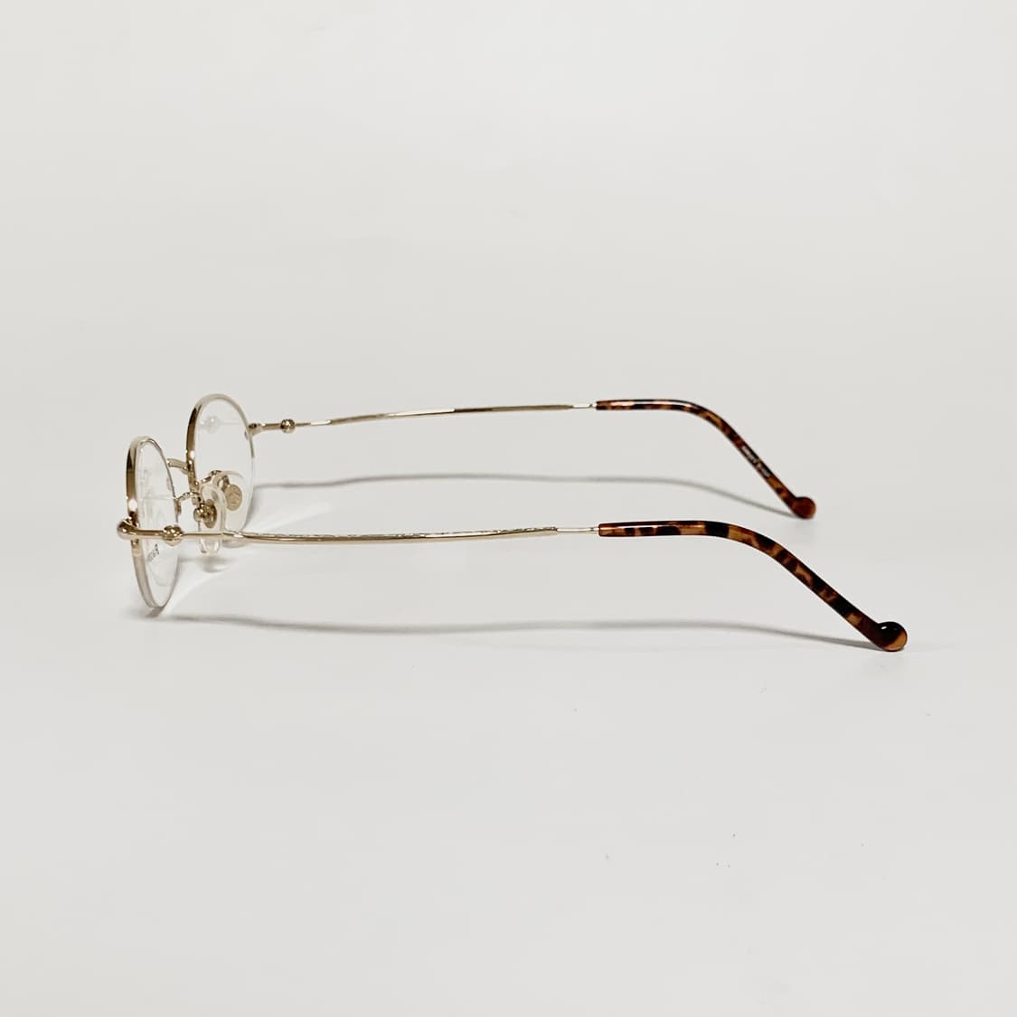 989 데드스탁 빈티지 메탈 안경테 라운드 골드 스몰사이즈 픽키 상품이미지4