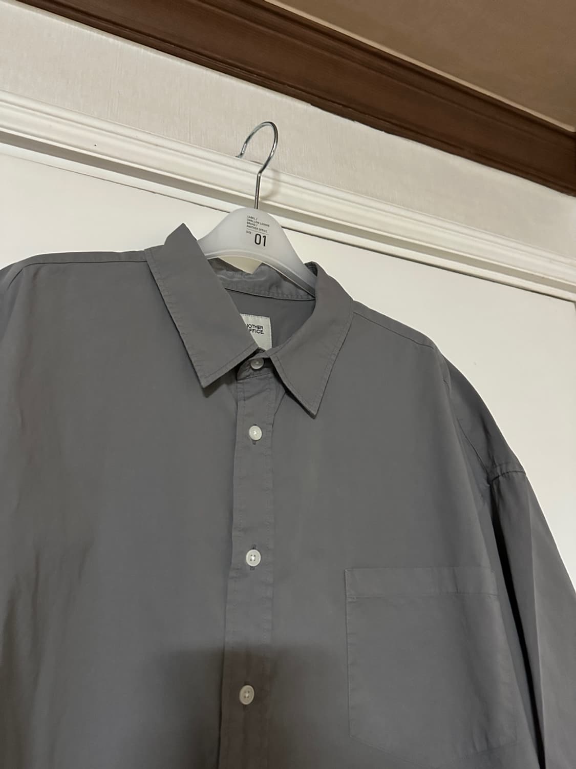 어나더오피스 가먼트셔츠 콘크리트 1 상품이미지2