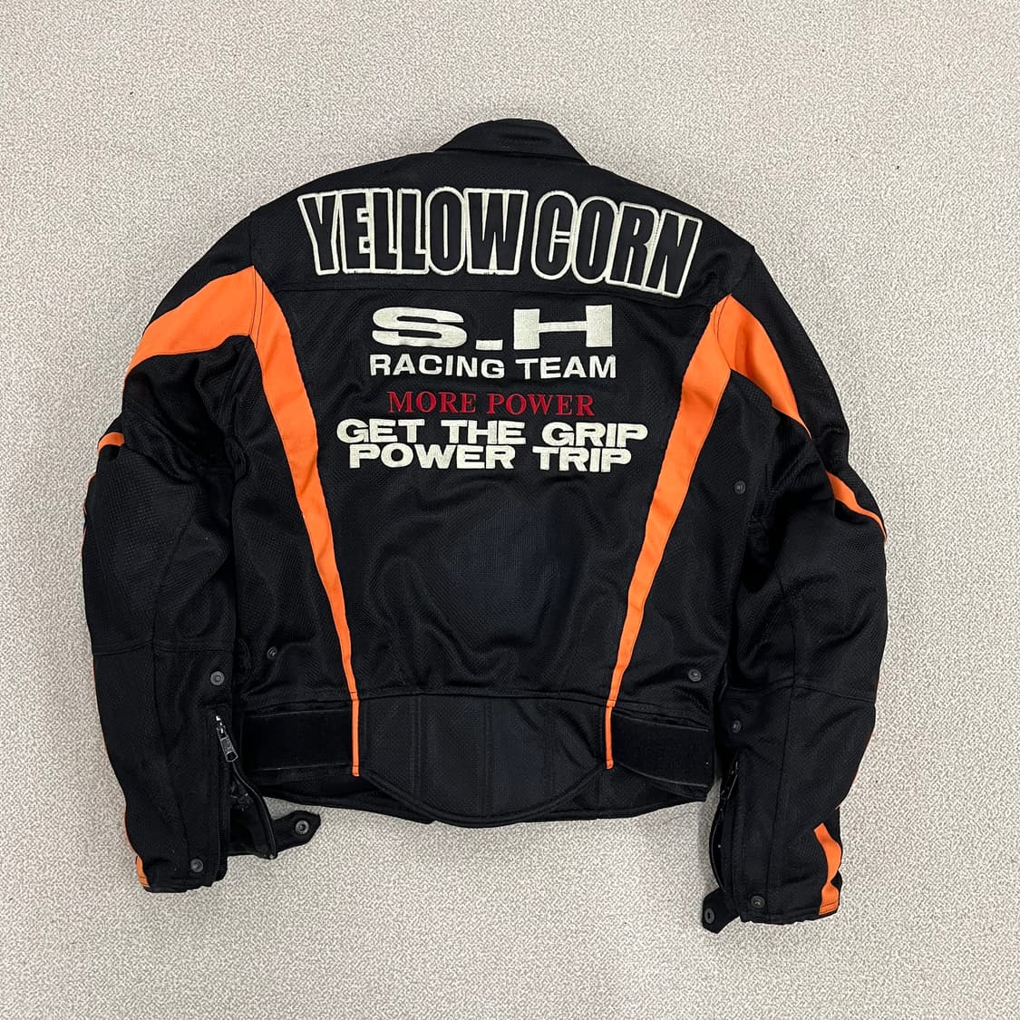 L 옐로우콘 모터사이클 레이싱 자켓 0127M2 상품이미지4