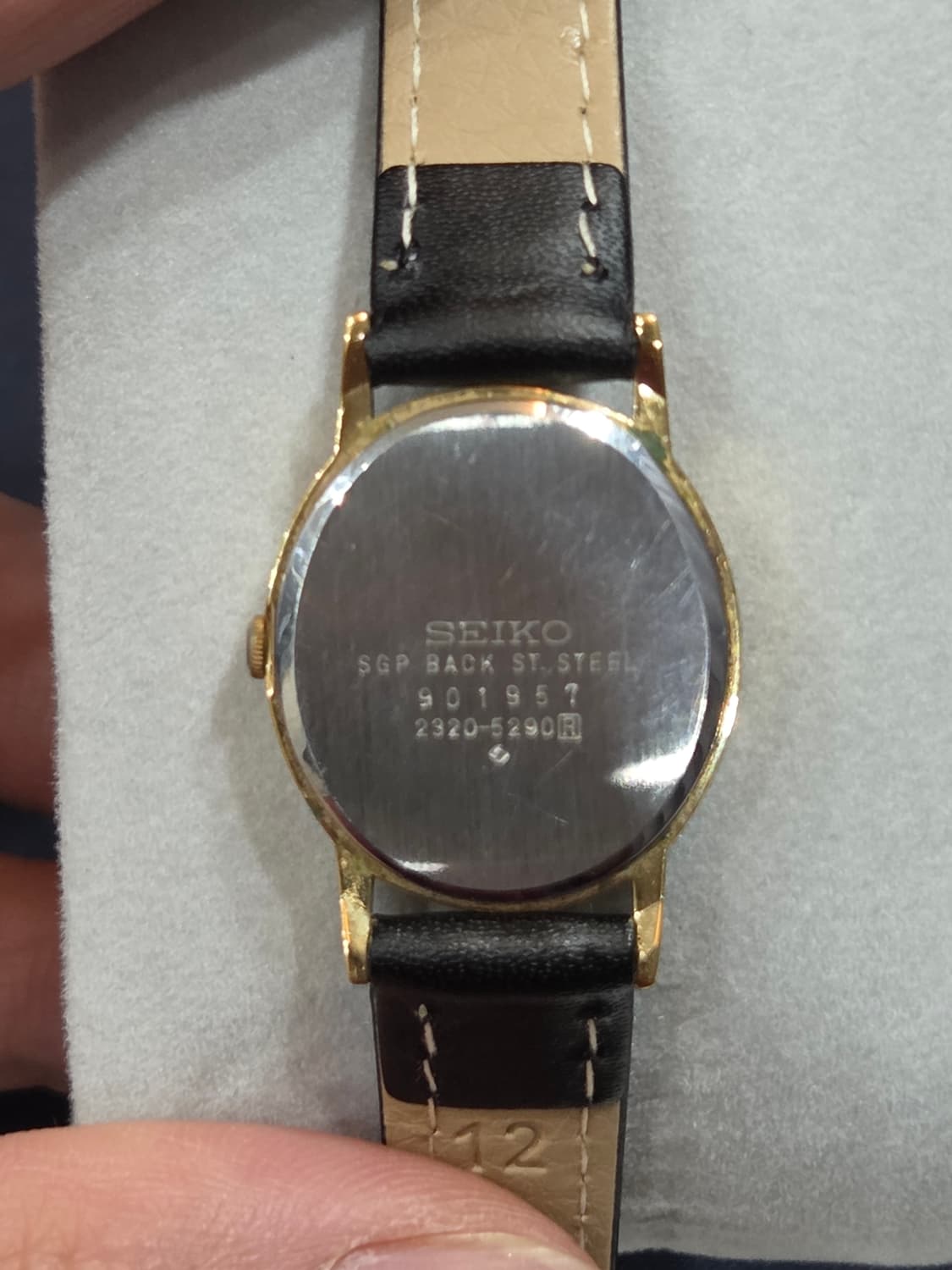 90s 빈티지 세이코 레이디스 여성 쿼츠 시계[신품 스트랩] 상품이미지2