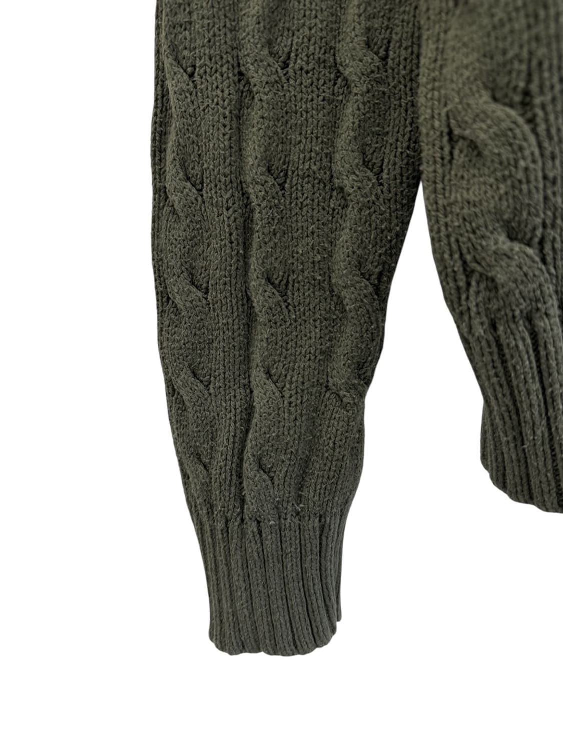 00s 폴로 피마코튼 니트 카키 (L) 상품이미지4