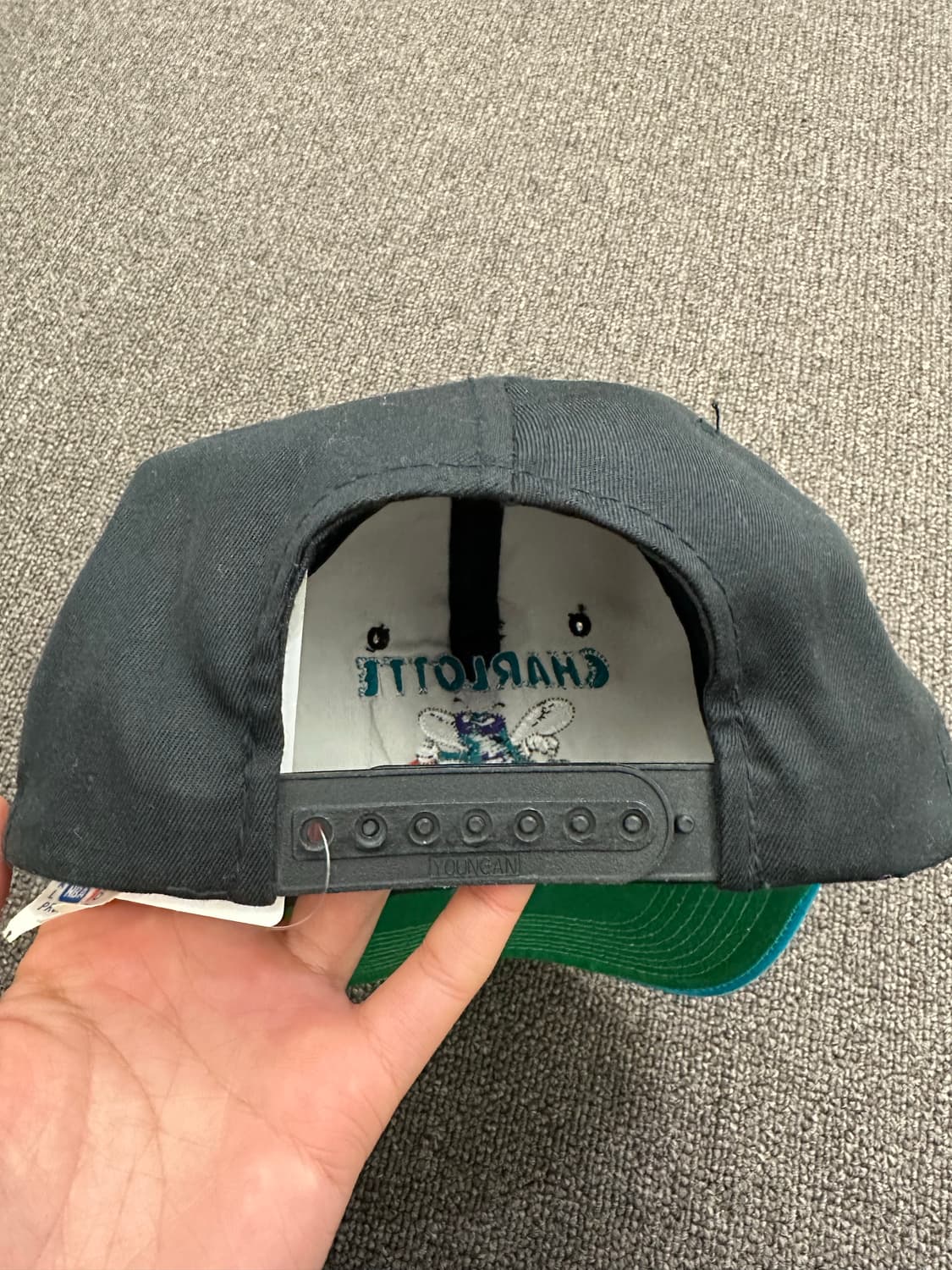 샬럿 호네츠 빈티지 자수 볼캡 상품이미지4