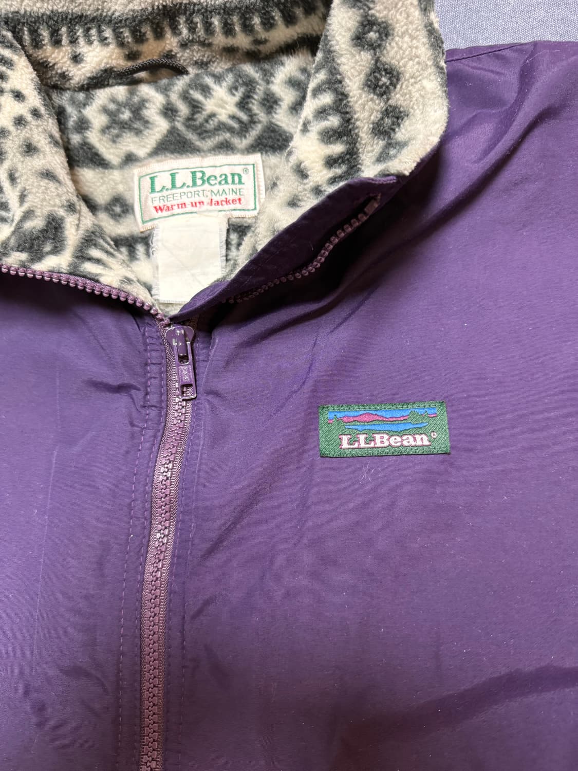  엘엘빈 웜업 플리스 집업 자켓 90s 상품이미지3