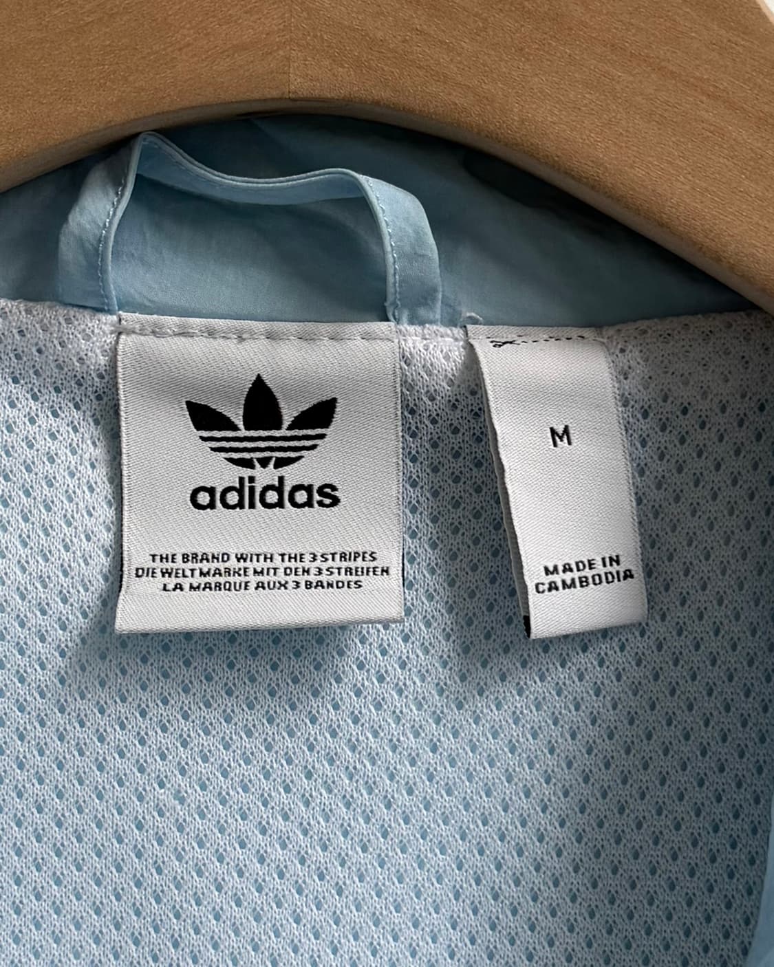 Adidas 아디다스 빅파이어버드 베이비블루컬러 바람막이 자켓 상품이미지6