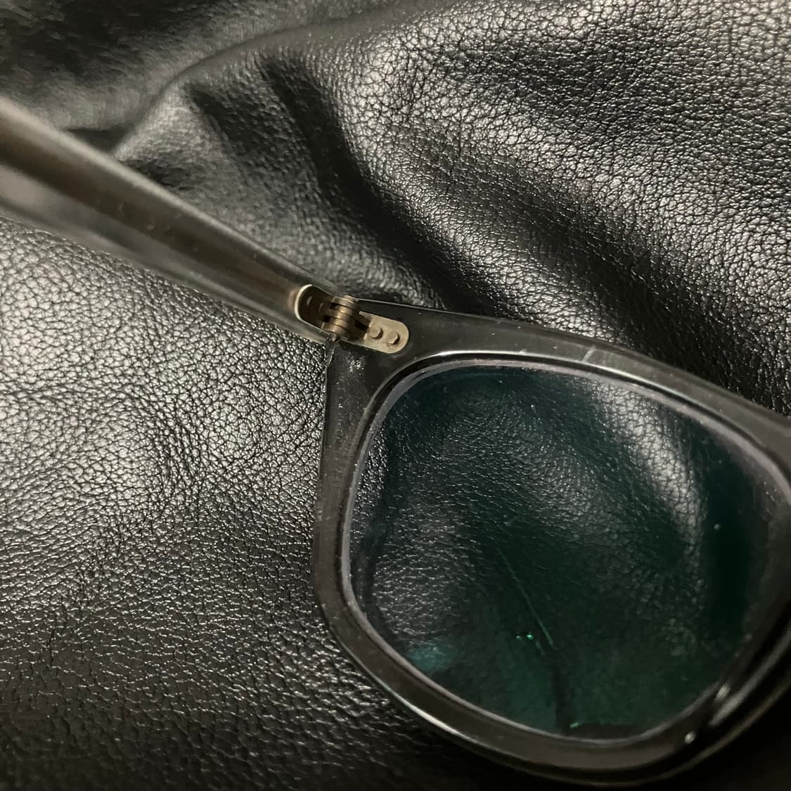 🇺🇸 50~60s 바슈롬 세이프티 안경 그레이 클리어 투톤 46-21 상품이미지7