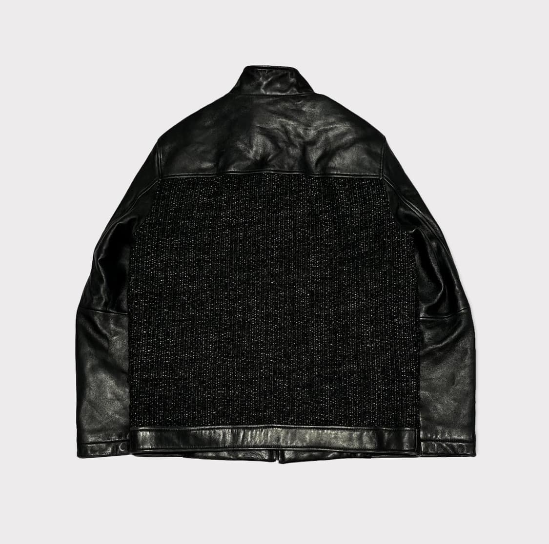 Lynx Wool mix leather zip up  상품이미지4