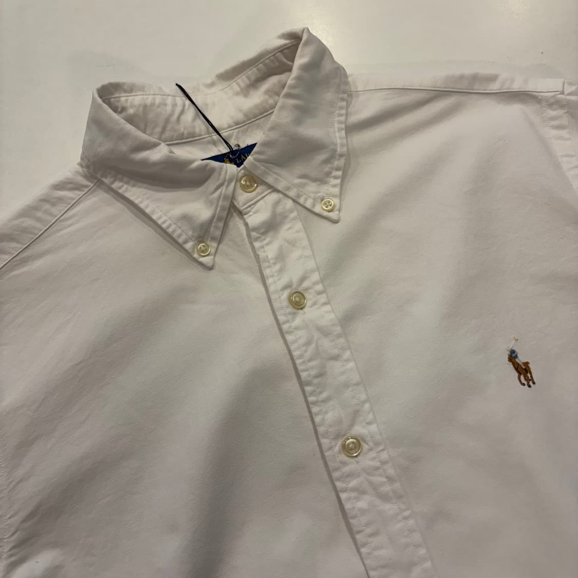 [M] 폴로 랄프로렌 클래식핏 옥스포드 셔츠 화이트 D351 상품이미지3