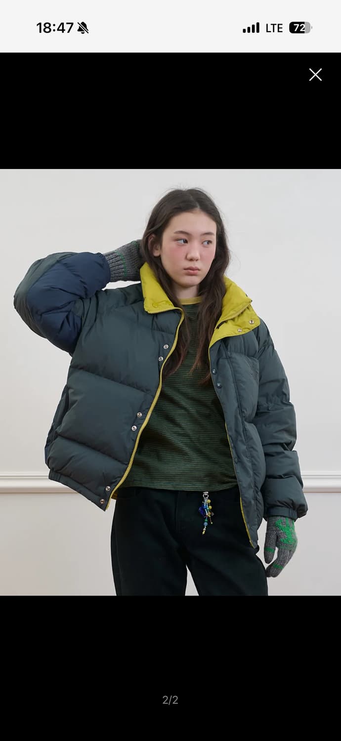 노컨텐츠 리버시블 덕다운 점퍼 패딩 상품이미지1