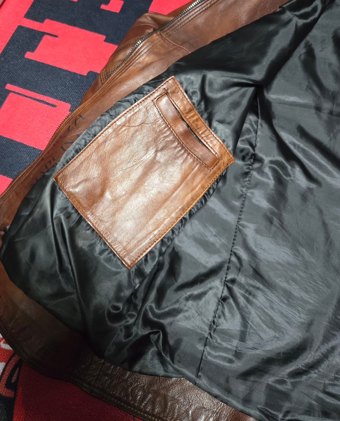 페루치 Peruzzi 이탈리아 싱글 라이더 가죽 레더 자켓 상품이미지4