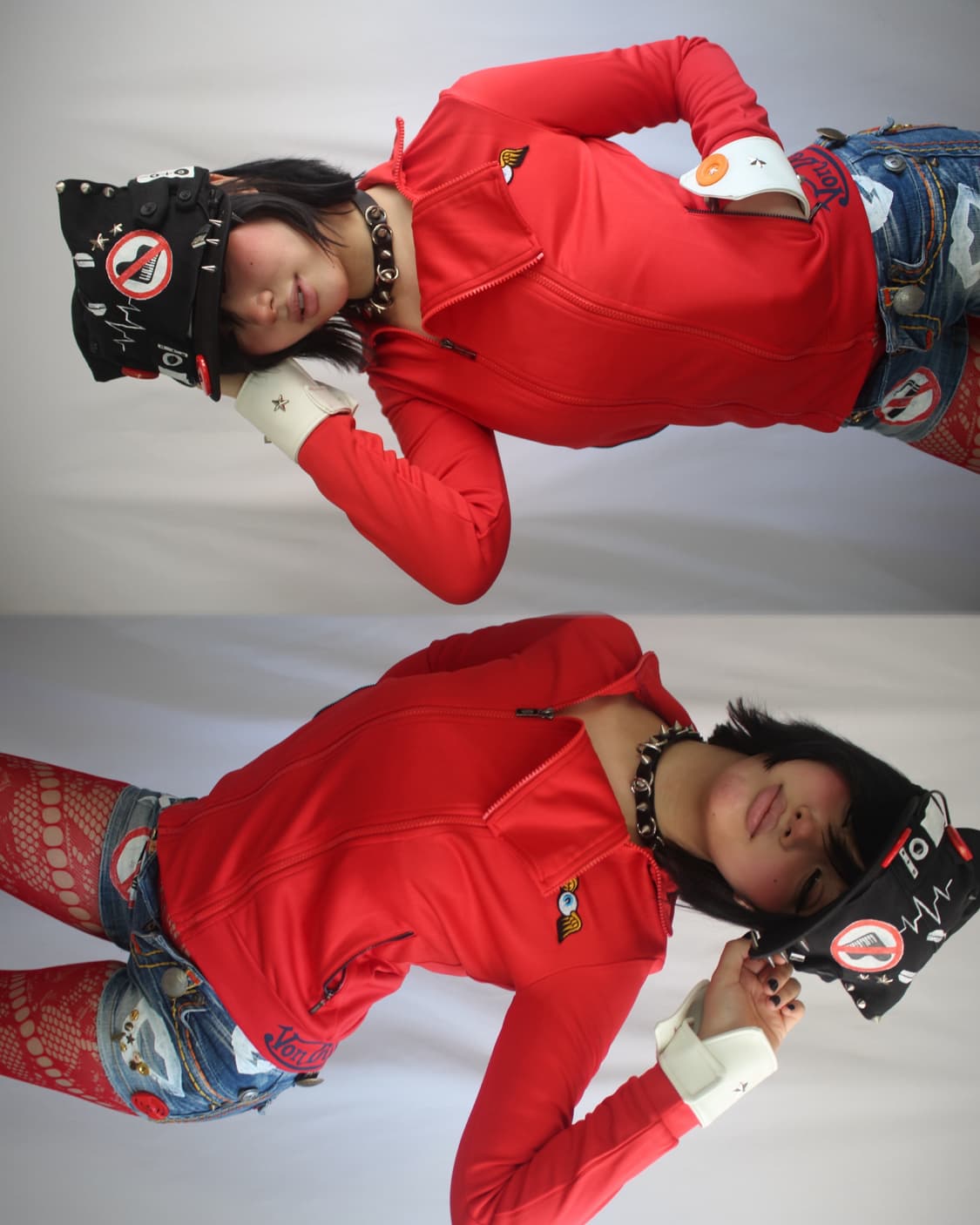 Von Dutch two zip-line red jersey 상품이미지10