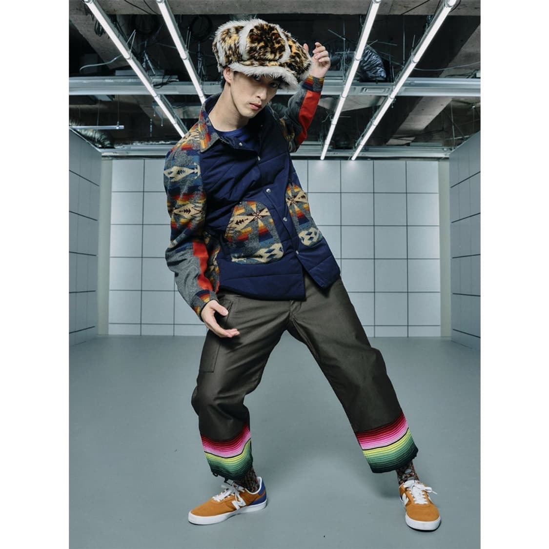 준야와타나베 맨 22aw 펜들턴 패딩 셔츠 상품이미지5