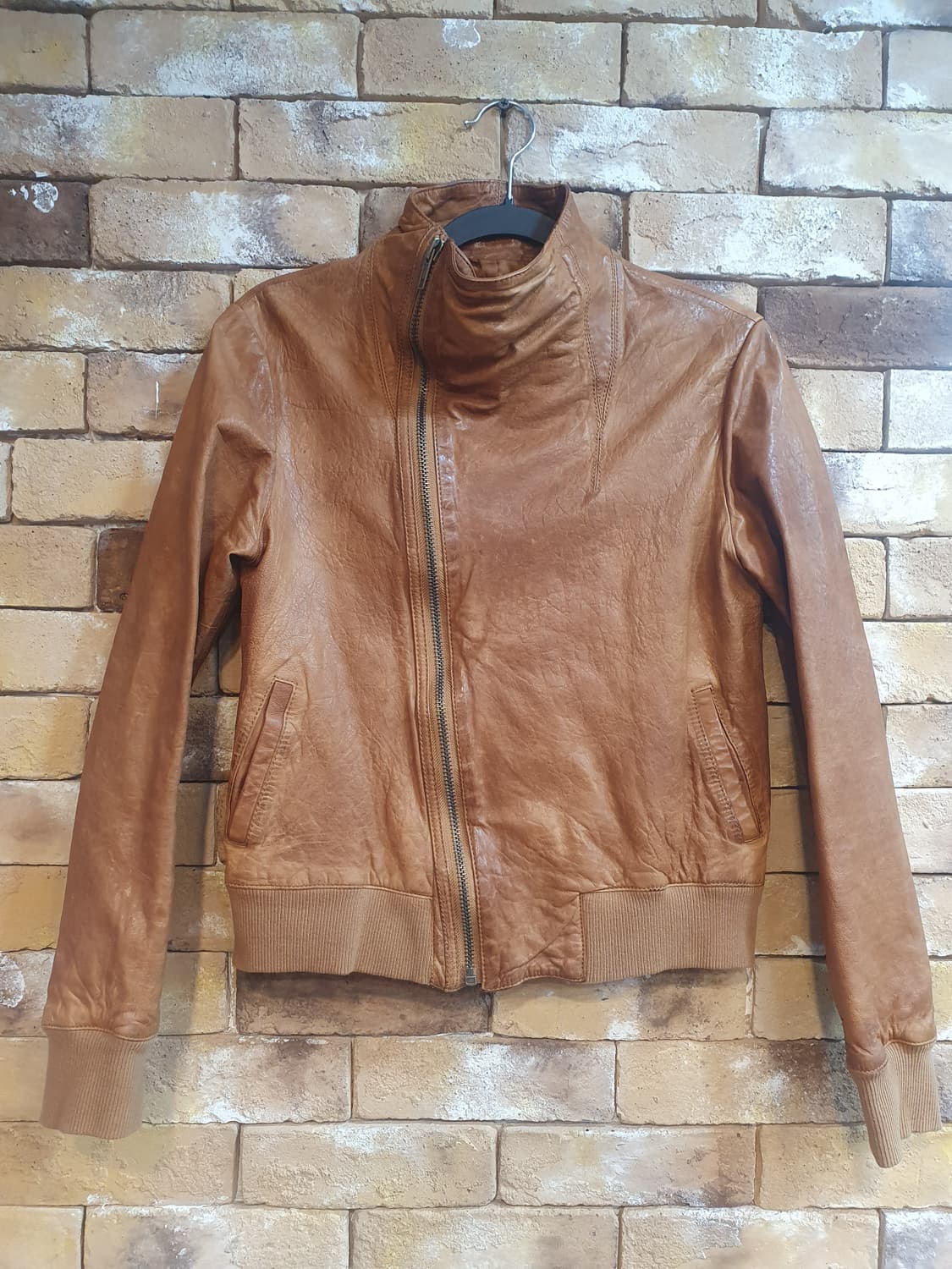 Jane Birkar브라운 가죽 자켓 상품이미지1