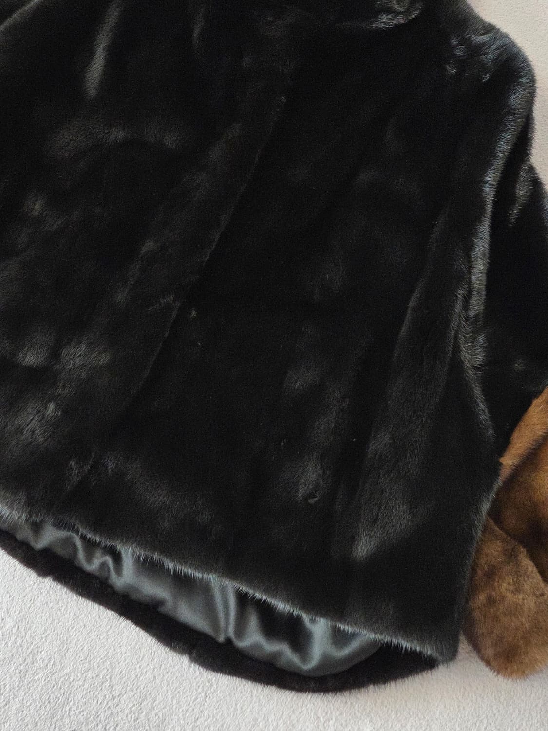 (66) BLACK NAFA 천연밍크 코트자켓
 상품이미지5