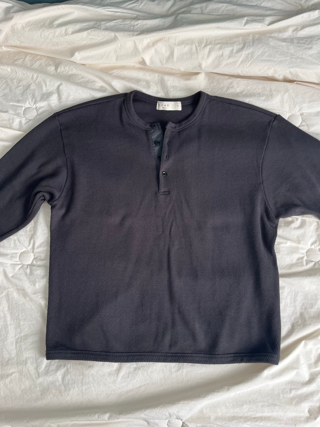 노운 헨리넥 차콜 상품이미지1