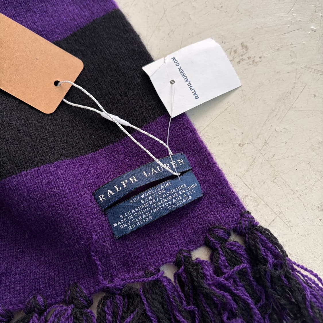 폴로 랄프로렌 빈티지 머플러 OS 상품이미지4