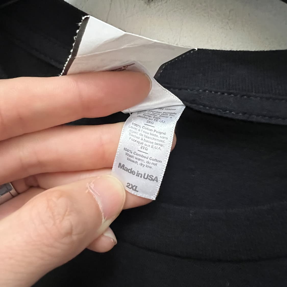 Made in USA 아메리칸 어패럴 데드스탁 빈티지 반팔티 2XL 상품이미지4