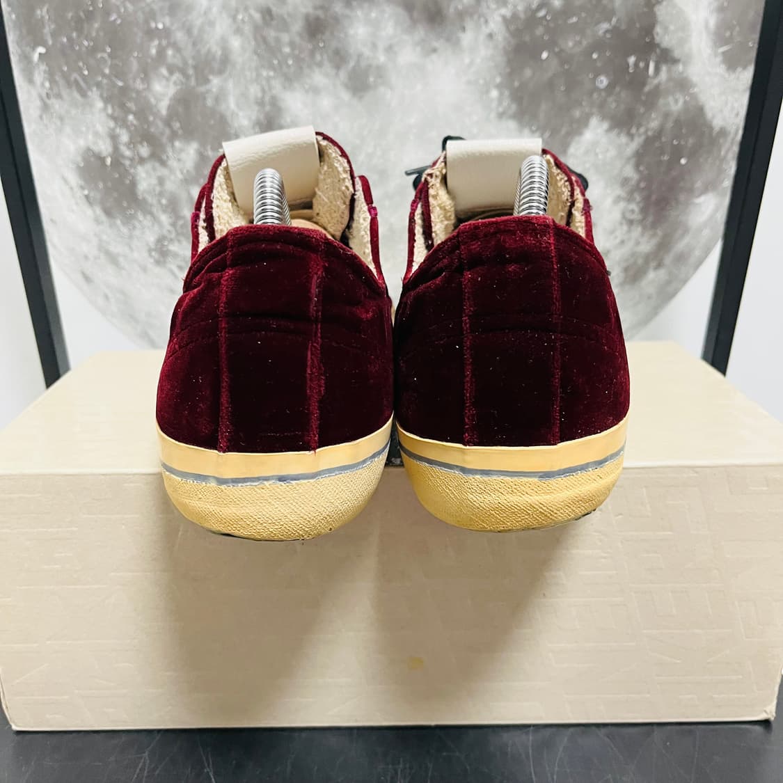 정품 43) 골든구스 브이스타2 벨벳 스니커즈 275~280 상품이미지4