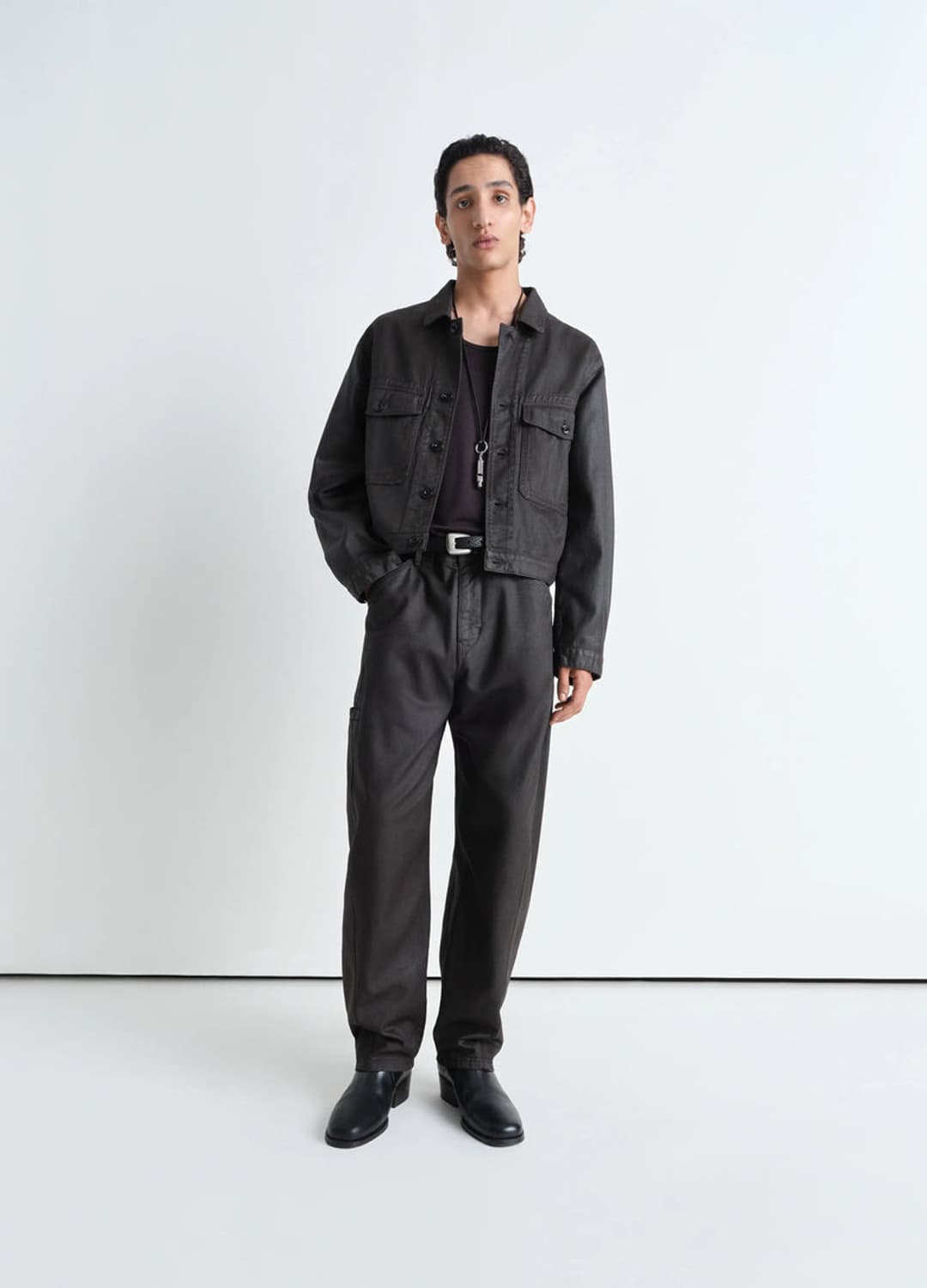 르메르 25SS 리브드 저지 탱크 탑 스퀴드 잉크 M 상품이미지2