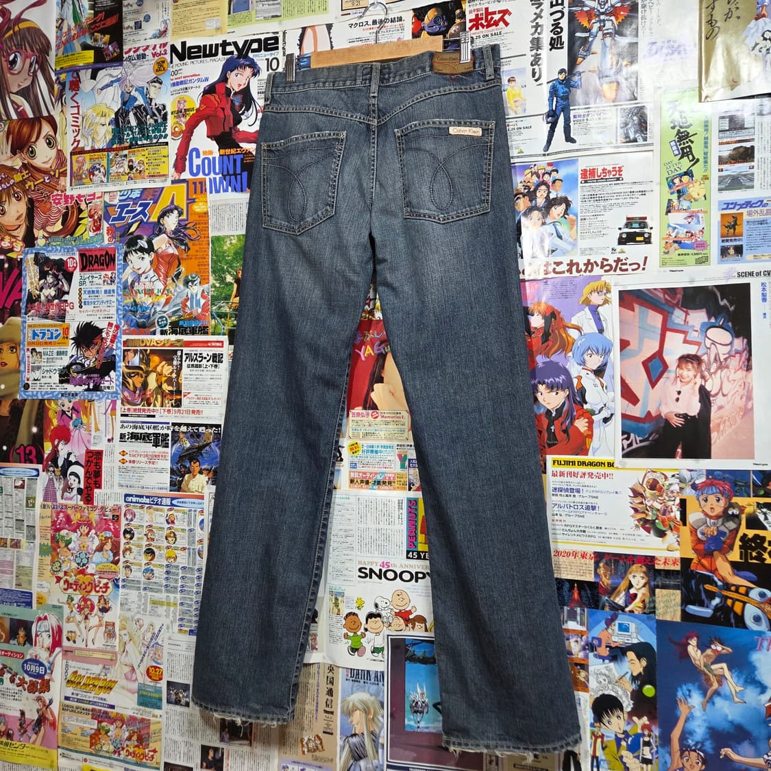 캘빈클라인 중청 워싱 스트레이트 팬츠 상품이미지1