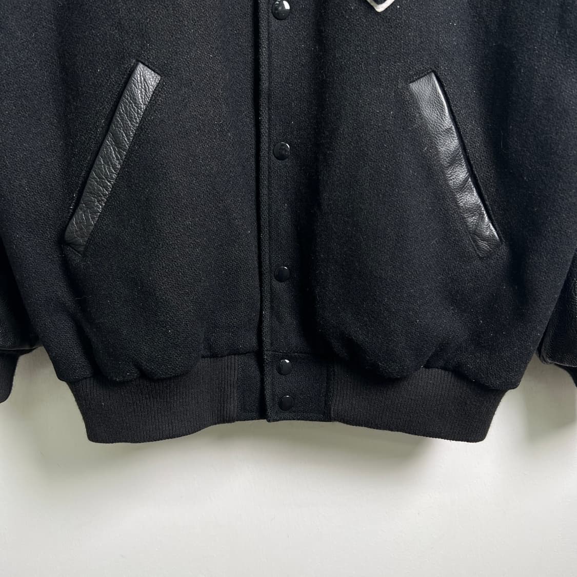 JPN VTG 빈티지 블랙 바시티 자켓  상품이미지5