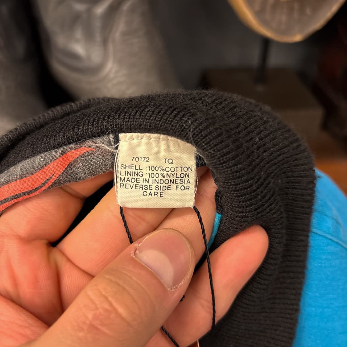 80s 랭글러 아즈텍 모티브 패턴 웨스턴 요크컷 바시티자켓 N326 상품이미지8