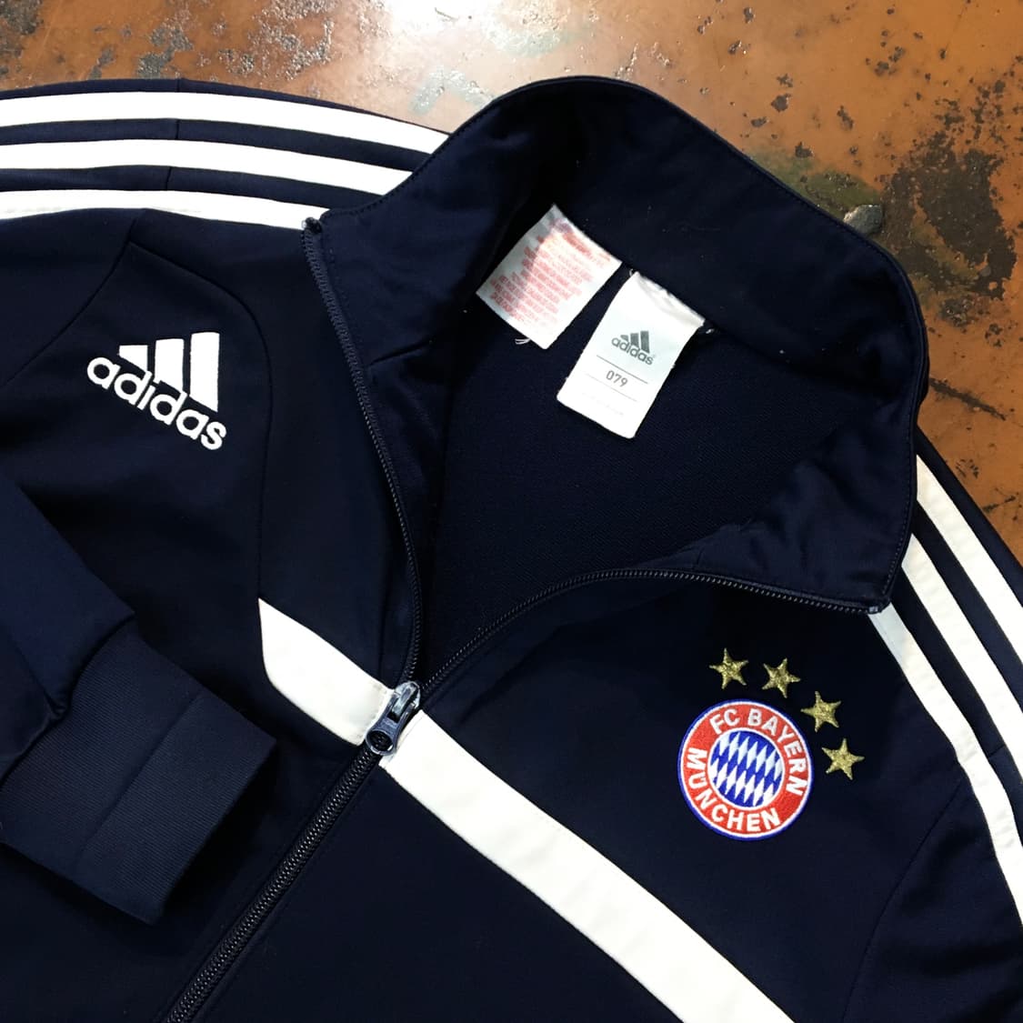 아디다스 네이비 뮌헨 집업 져지 여성 55 사이즈  상품이미지2