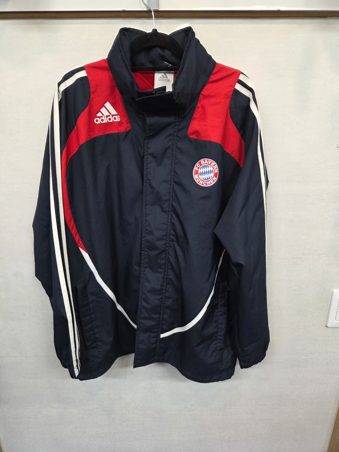 아디다스 올드스쿨 뮌헨 바람막이 자켓 L 상품이미지1