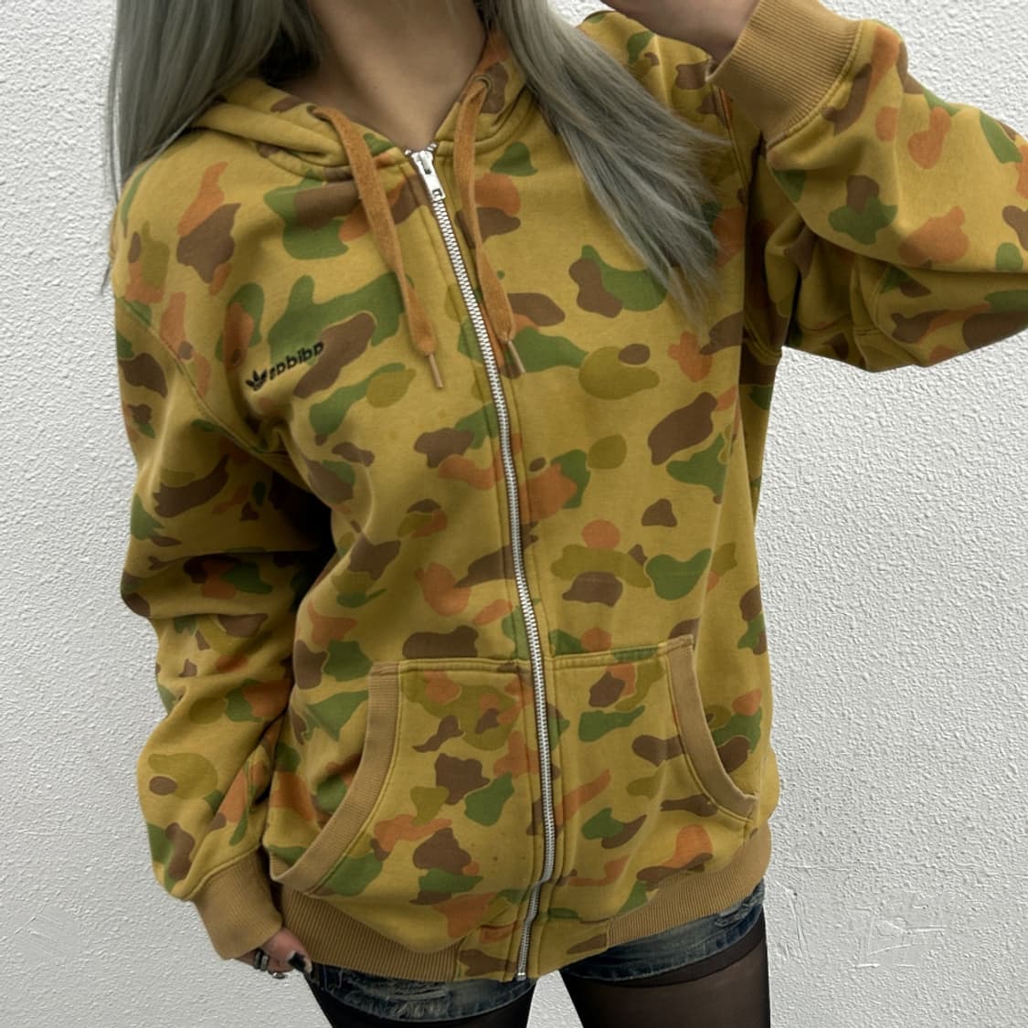 아디다스 된장 카모 후드집업 95 상품이미지2