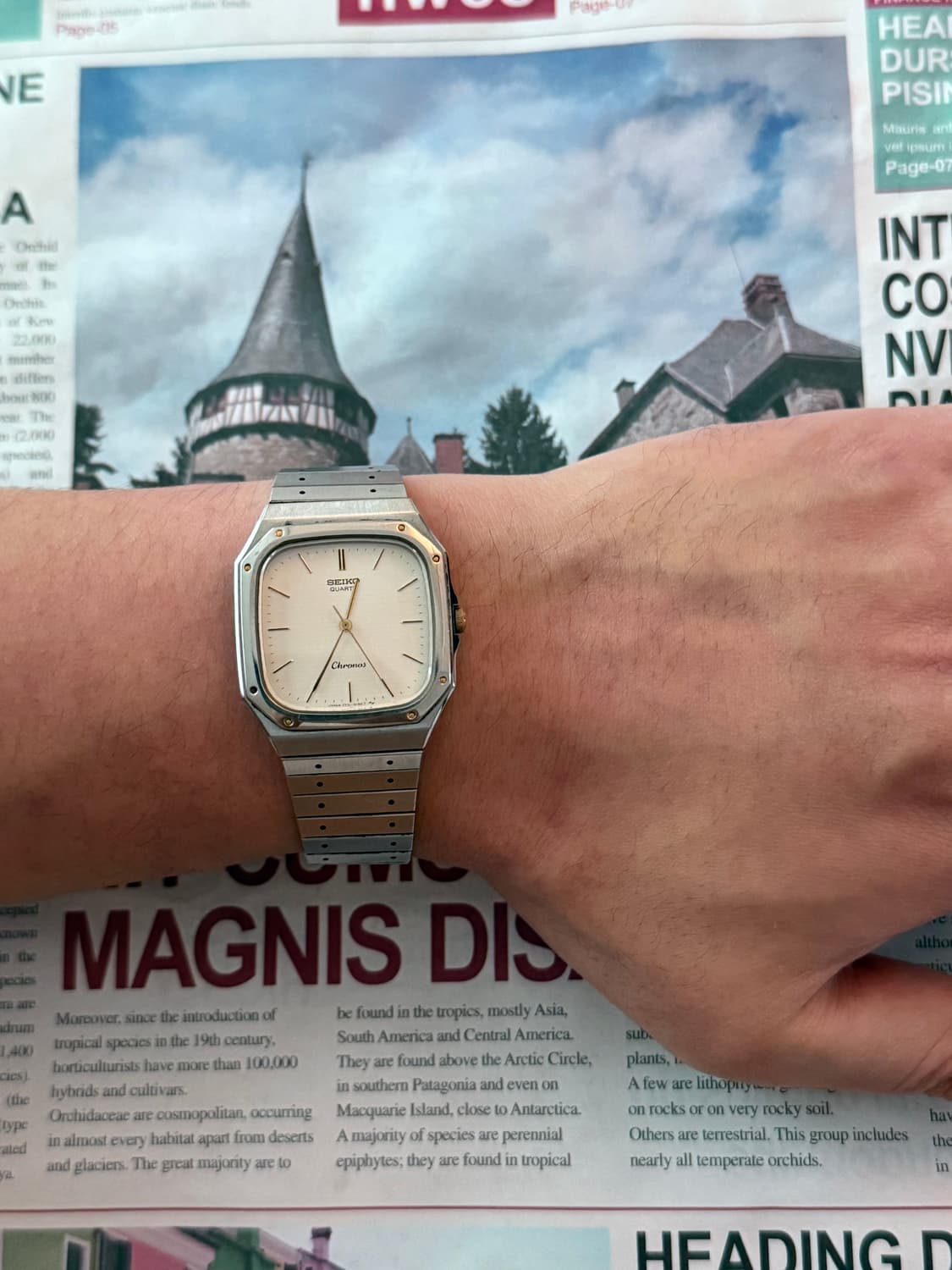 세이코 Seiko 쿼츠 크로노스 옥타콘 스퀘어  상품이미지4