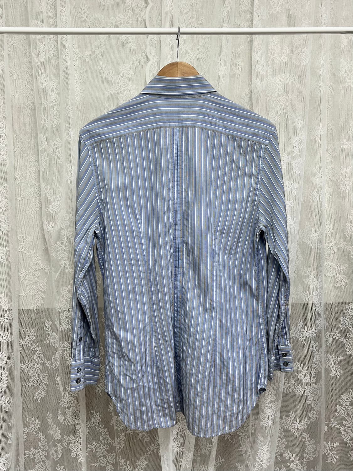 L) 폴스미스 스트라이프 셔츠 블루 상품이미지2