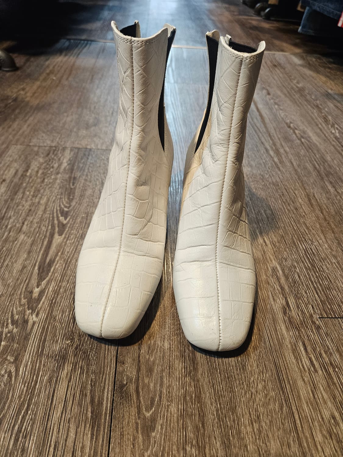 이태리 푸셀라 아이보리 앵클부츠  상품이미지2