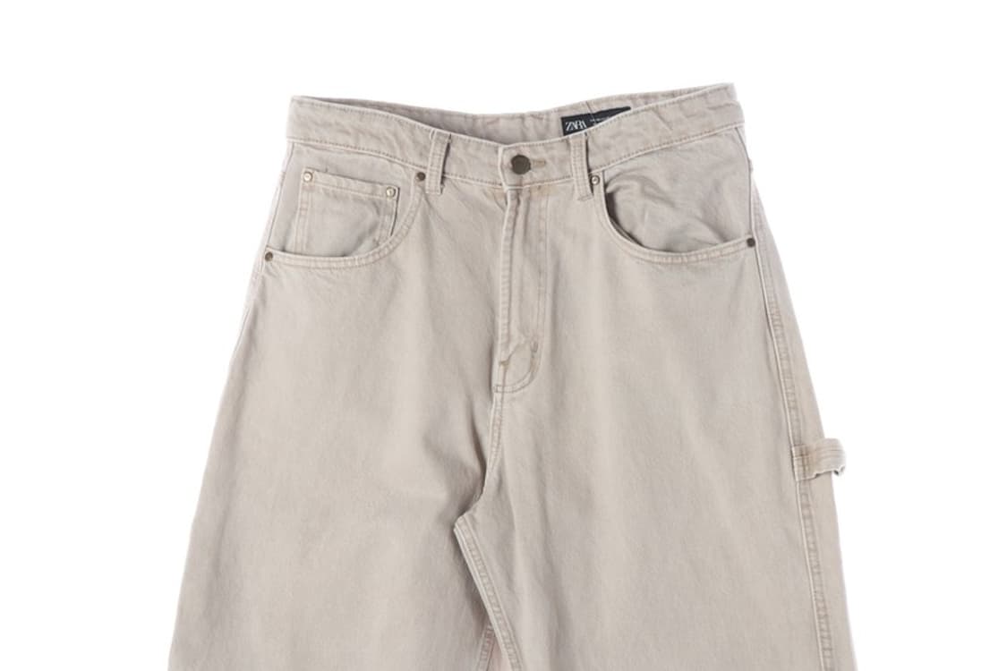 ZARA 베이지 와이드 카펜터팬츠 상품이미지3
