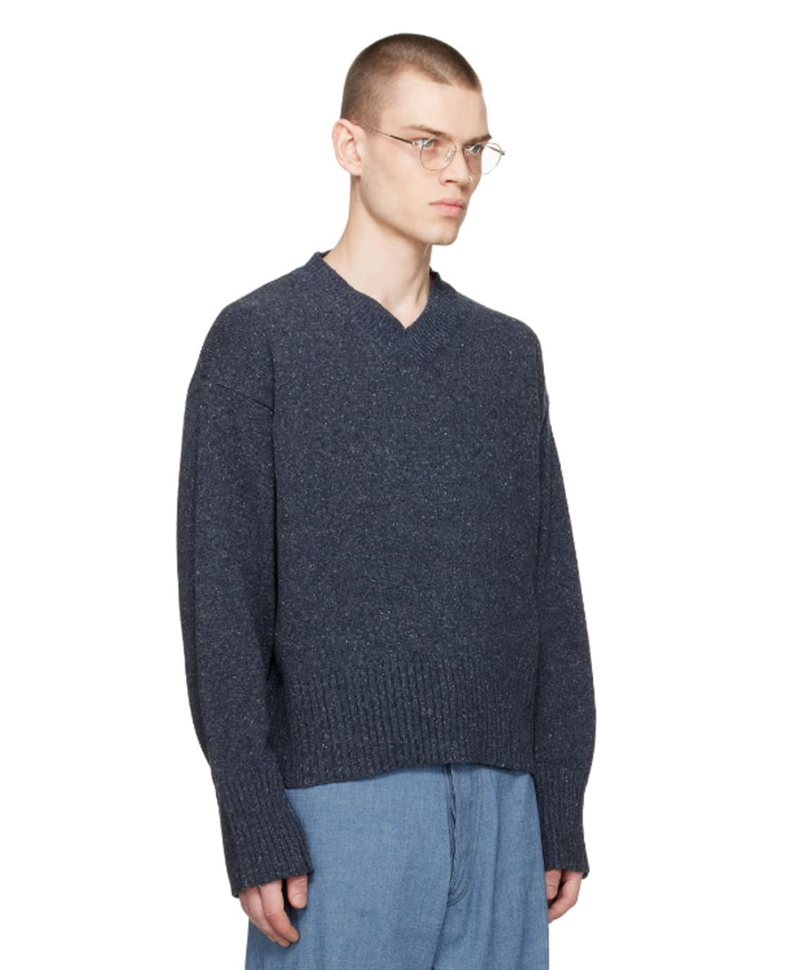 38) 타이가 타카하시 브이넥 실크 니트 상품이미지5