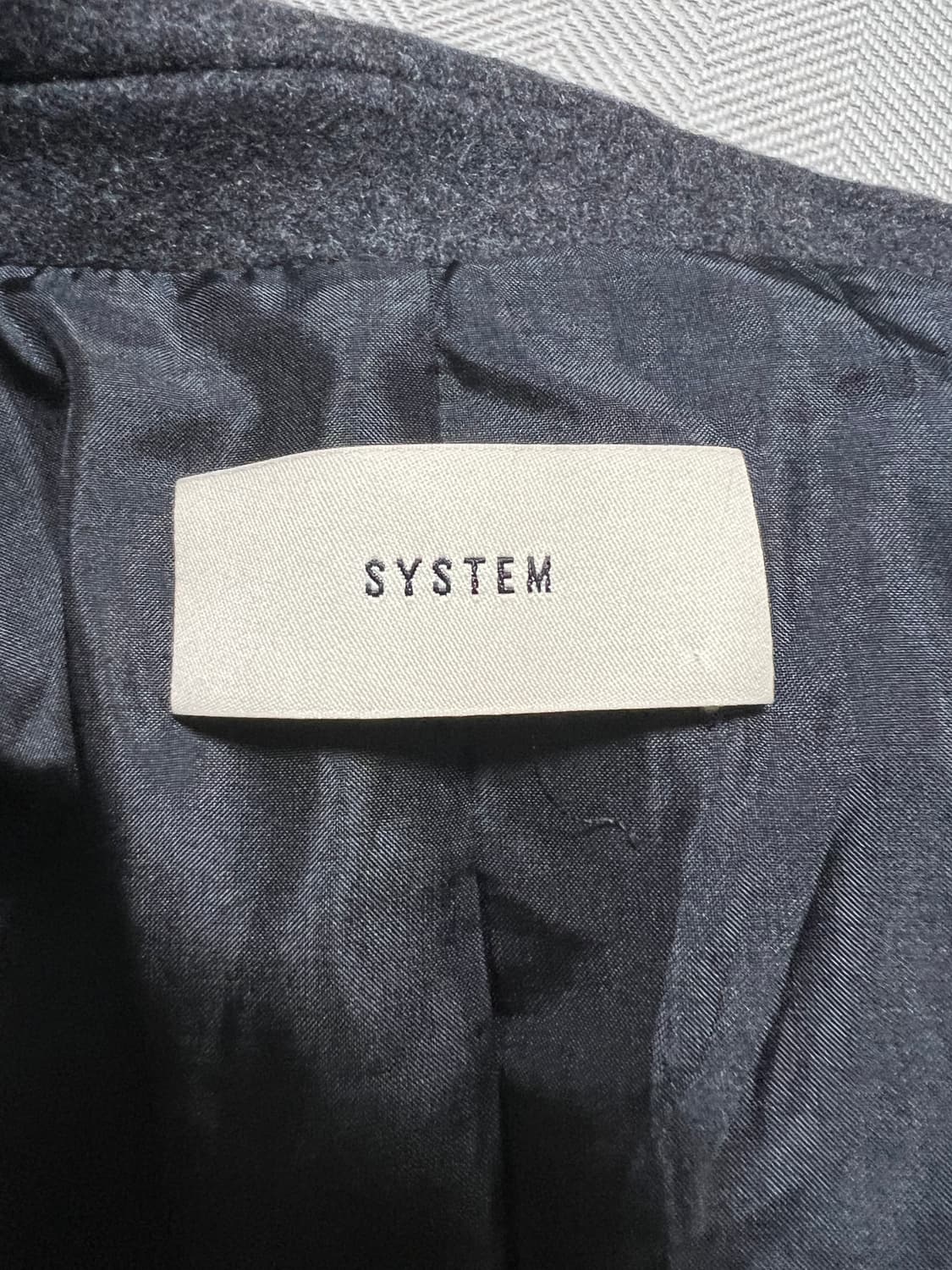 한섬 시스템 SYSTEM 카멜 코트 정품 상품이미지3