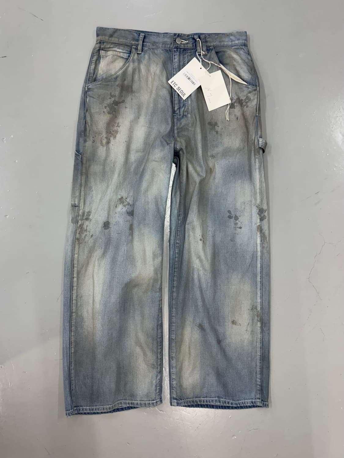 안셀름 에이징 페인터 팬츠 데님 인디고 1size 상품이미지3