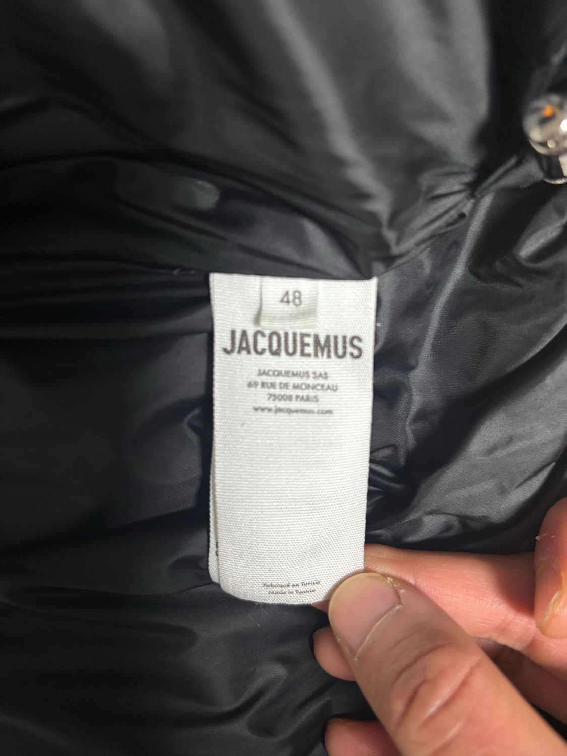 자크뮈스 코쿤 크롭패딩 변우석 패딩 상품이미지7