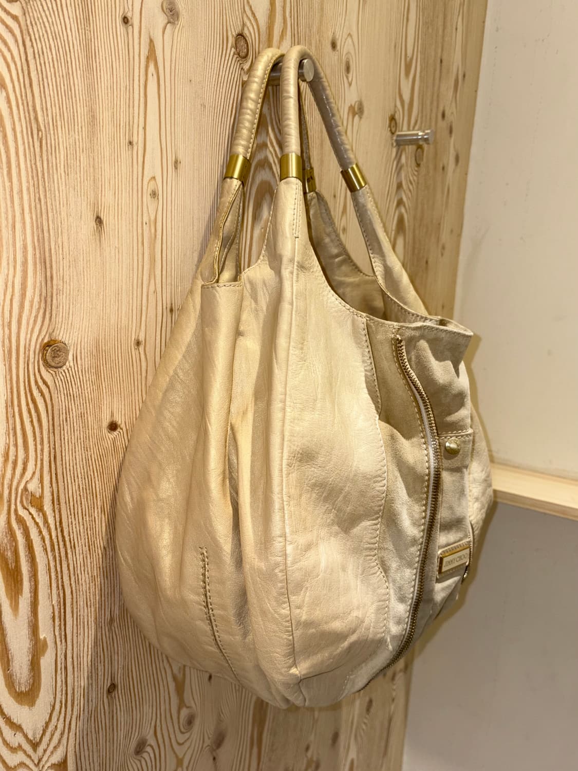 지미추 아카이브 mandash 램스킨 레더 숄더백 상품이미지3