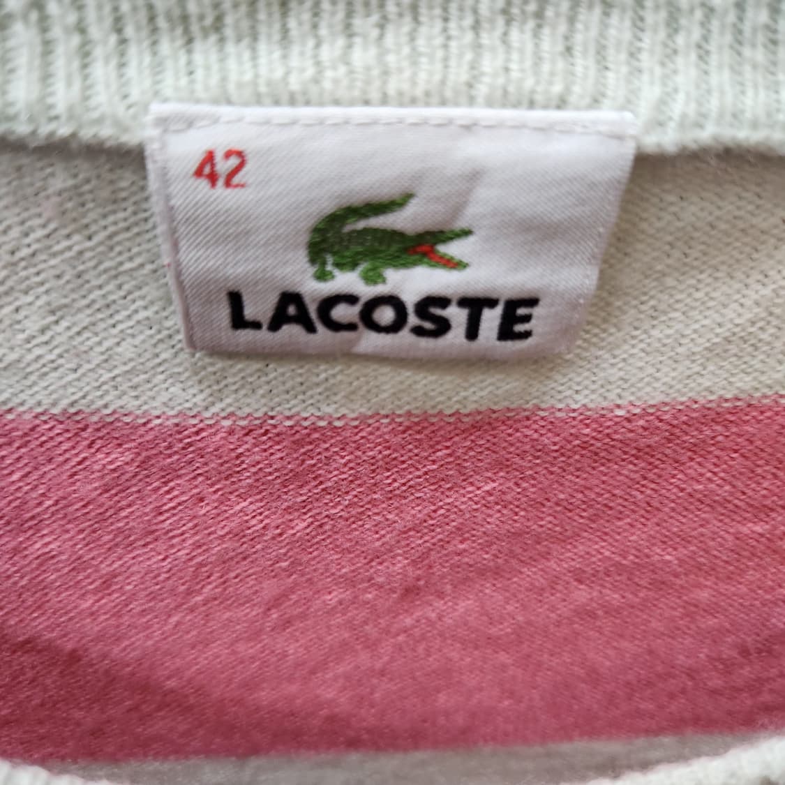 라코스테 스트라이프 니트 42(M) 상품이미지5