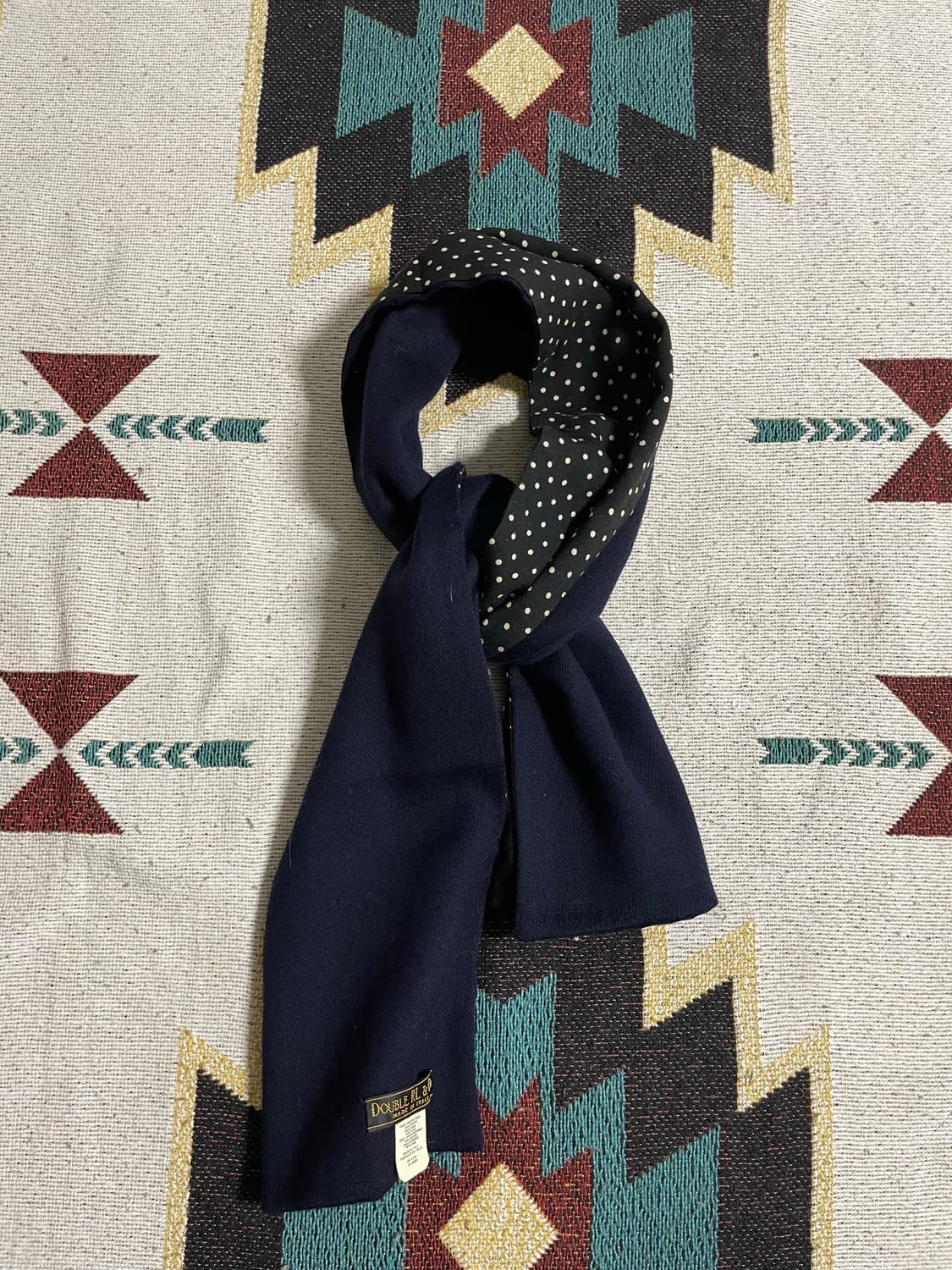 RRL 인디고 도트 머플러 상품이미지1