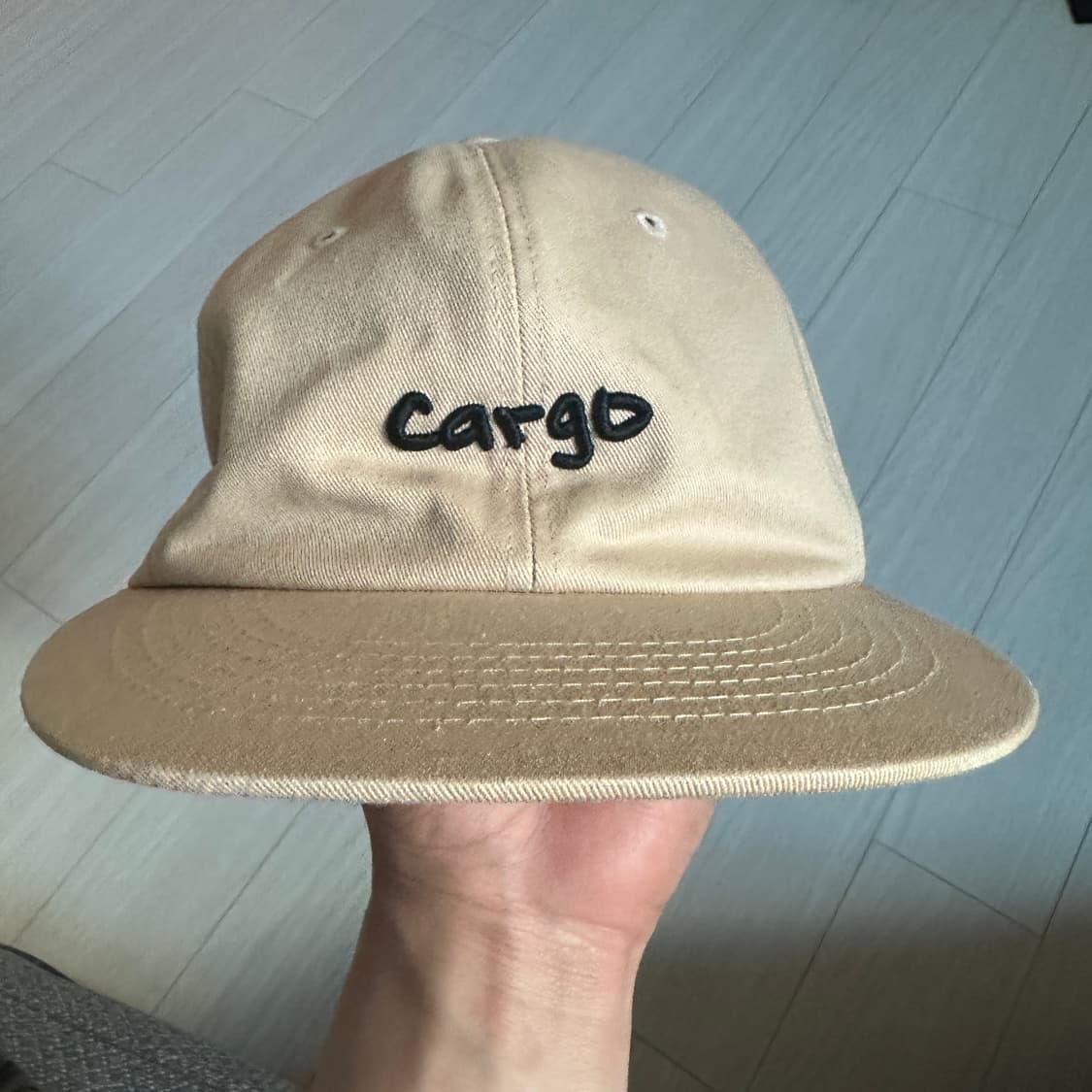 앤더슨벨 카고 베이지 캡 상품이미지1