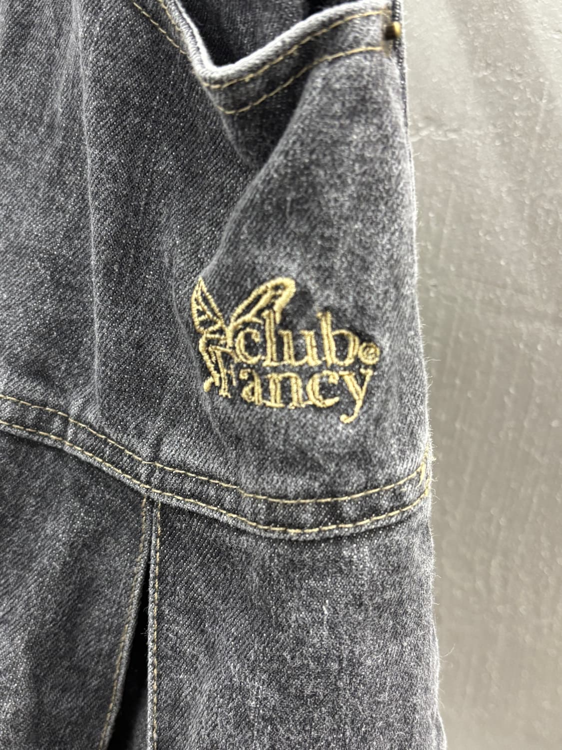 팬시클럽 블랙 데님 플리츠 스커트 벨트 세트 M 상품이미지4