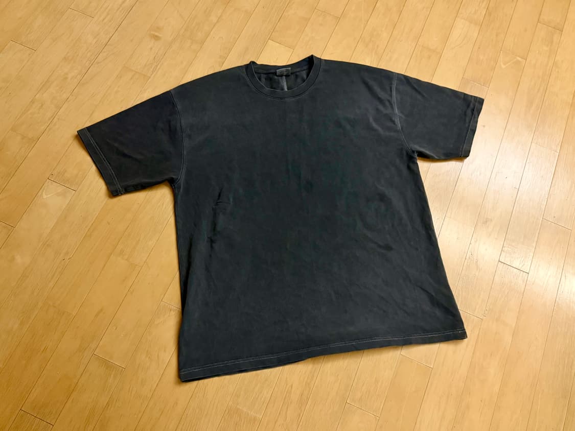 [소버먼트] 460G 컷 헤비 피그먼트 티셔츠-차콜- (XL) 상품이미지1