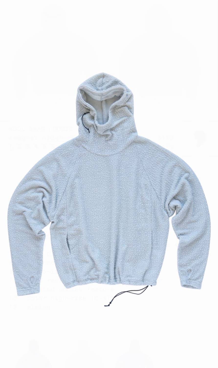 gnuhr / wool shag hoodie / size 3 상품이미지1