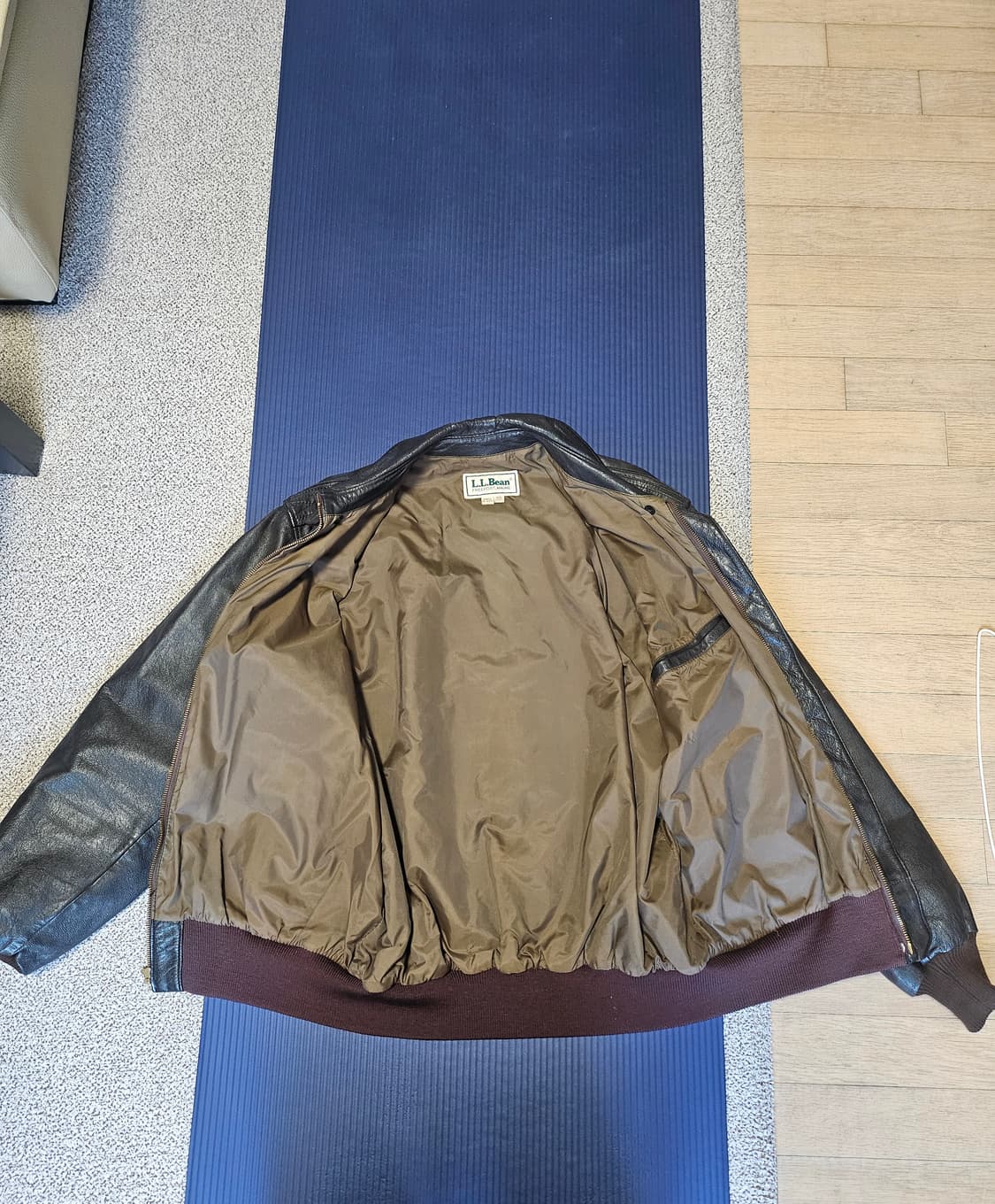 1980s L.L.Bean A-2 가죽자켓 상품이미지3