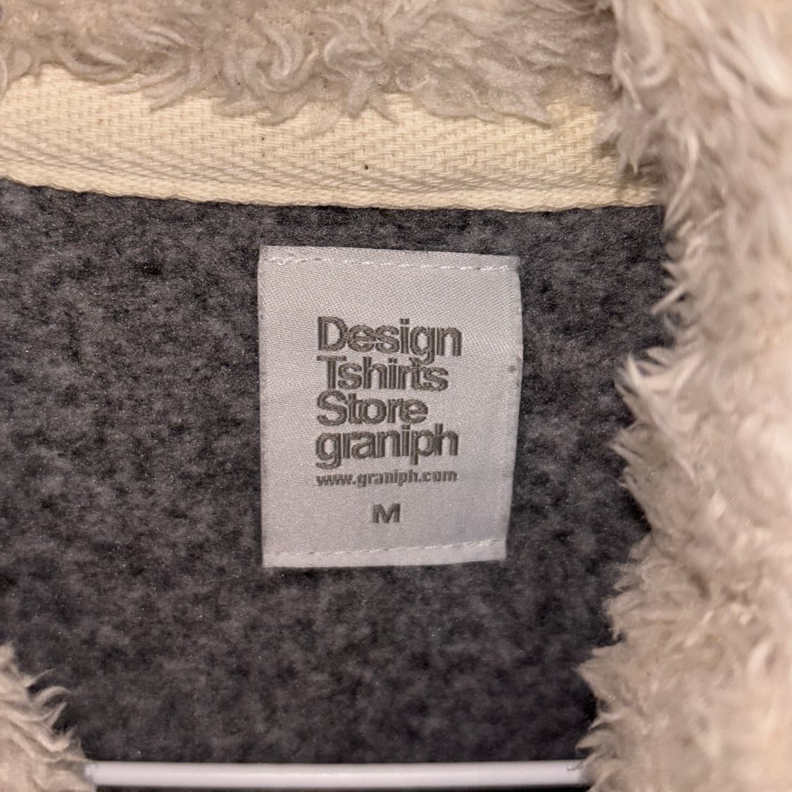 [Design Tshirts Store graniph] 양털 후드집업 상품이미지2