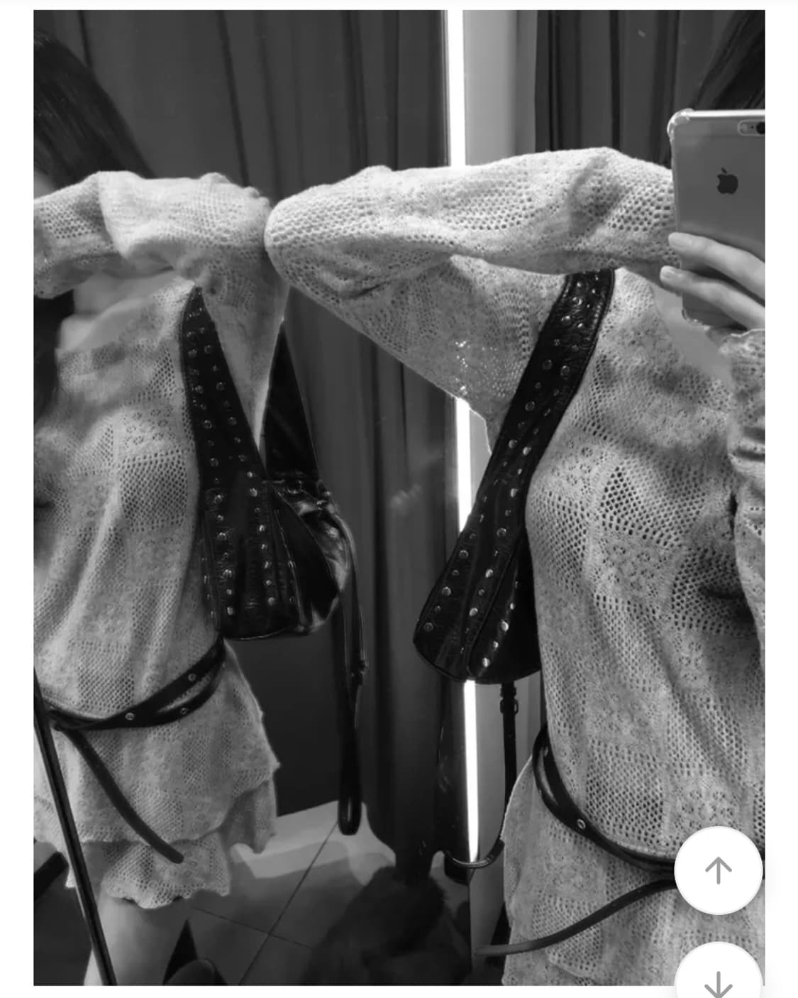 Soand 체크 니트 원피스 원가 52000원 상품이미지6