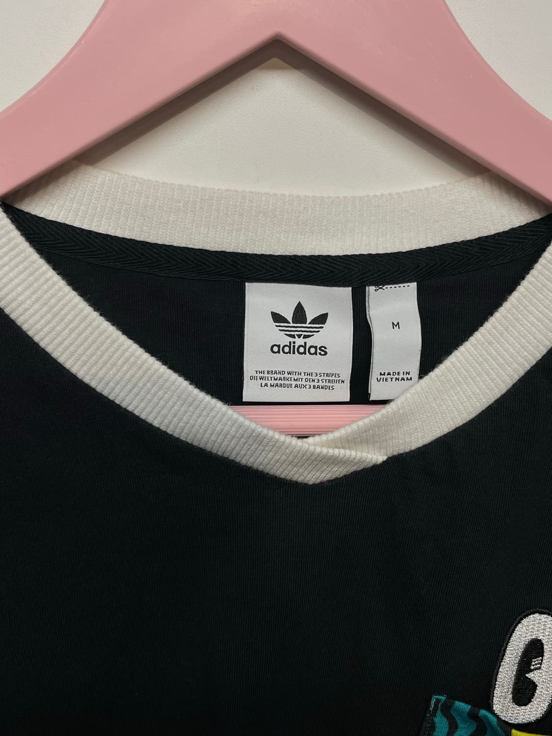 아디다스 삼선 프린팅 크롭 티셔츠 상품이미지5