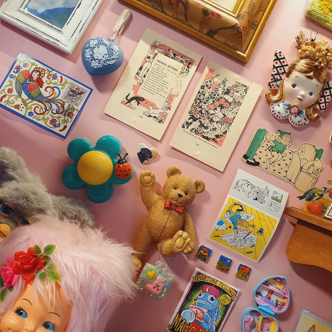 빈티지 소품 / 인테리어 테디베어 후크 곰돌이 후크 상품이미지1