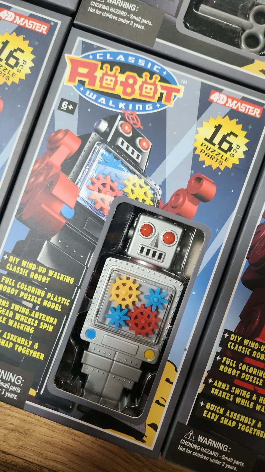 # 빈티지 4D Master 클래식 로봇 워킹 조립 퍼즐 프로모델 로보트 상품이미지6