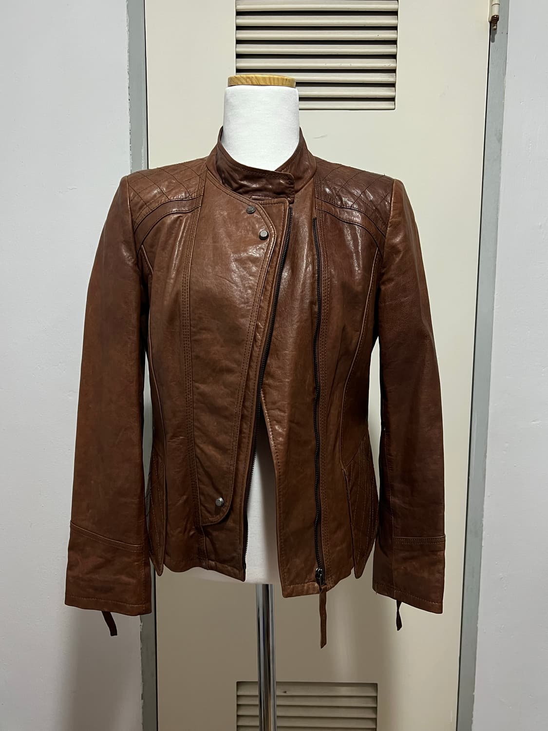 BROWN LEATHER-JACKET 상품이미지6